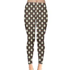 Black Halloween Pattern Layered Women s Leggings