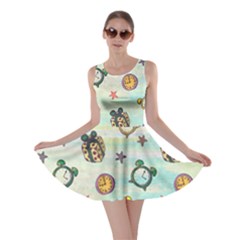 Frizzle Clock 2 Skater Dress