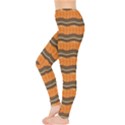 Orange Pattern Circles Leggings View3