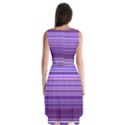 Stripe Colorful Background Sleeveless Chiffon Dress   View2