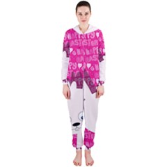 Easter Bunny  Hooded Jumpsuit (ladies) 