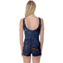 Background Abstract Art Pattern One Piece Boyleg Swimsuit View2