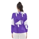 Announce Sing White Blue Hooded Wind Breaker (Women) View2