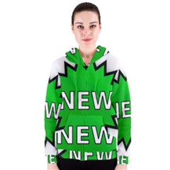 New Icon Sign Women s Zipper Hoodie by Mariart