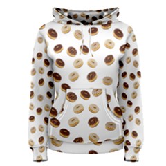 Donuts Pattern Women s Pullover Hoodie by Valentinaart