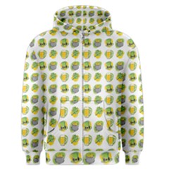 St Patrick S Day Background Symbols Men s Zipper Hoodie by Nexatart