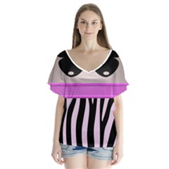 Butterfly Flutter Sleeve Top