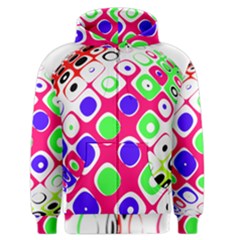 Color Ball Sphere With Color Dots Men s Zipper Hoodie by Nexatart