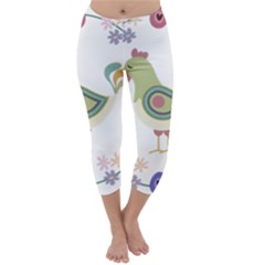 Easter Capri Winter Leggings  by Valentinaart