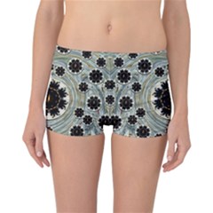 Wood In The Soft Fire Galaxy Pop Art Reversible Bikini Bottoms by pepitasart