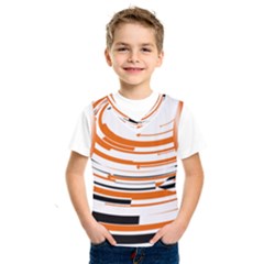 Hole Black Orange Arrow Kids  Sportswear by Mariart