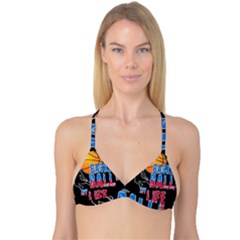 Basketball Is My Life Reversible Tri Bikini Top by Valentinaart