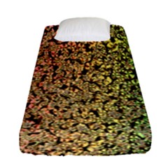 Crystals Rainbow Fitted Sheet (single Size) by Mariart