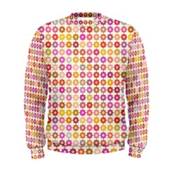 Multicolored Floral Pattern Men s Sweatshirt by linceazul