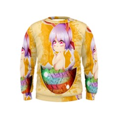 Easter Bunny Furry Kids  Sweatshirt