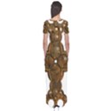 Cross Golden Cross Design 3d Short Sleeve Maxi Dress View2