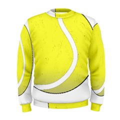 Tennis Ball Ball Sport Fitness Men s Sweatshirt by Nexatart