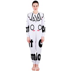 Love My Cat Mommy Onepiece Jumpsuit (ladies)  by Catifornia