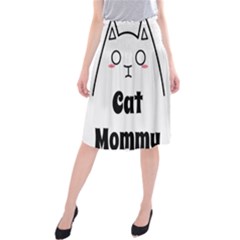 Love My Cat Mommy Midi Beach Skirt by Catifornia
