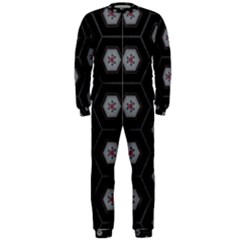 Mandala Calming Coloring Page Onepiece Jumpsuit (men)  by Nexatart