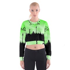 Berlin Cropped Sweatshirt by Valentinaart