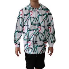 Bicycle Cycling Bike Green Sport Hooded Wind Breaker (kids) by Mariart