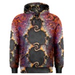 The Eye Of Julia, A Rainbow Fractal Paint Swirl Men s Pullover Hoodie