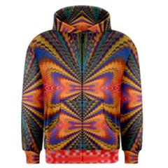 Casanova Abstract Art Colors Cool Druffix Flower Freaky Trippy Men s Zipper Hoodie by BangZart