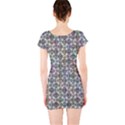 Peace Pattern Short Sleeve Bodycon Dress View2