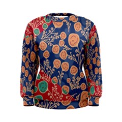 Floral Seamless Pattern Vector Texture Women s Sweatshirt by BangZart