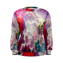 Clouds Multicolor Fantasy Art Skies Women s Sweatshirt by BangZart