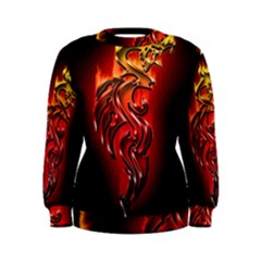 Dragon Fire Women s Sweatshirt by BangZart