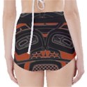 Traditional Northwest Coast Native Art High-Waisted Bikini Bottoms View2
