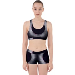 Solar Eclipse Work It Out Sports Bra Set by BangZart
