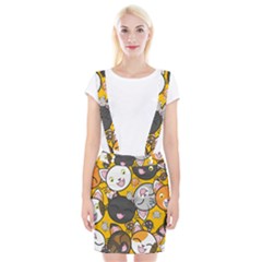 Cats Cute Kitty Kitties Kitten Braces Suspender Skirt by BangZart