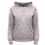 Pink Mandala art  Women s Pullover Hoodie