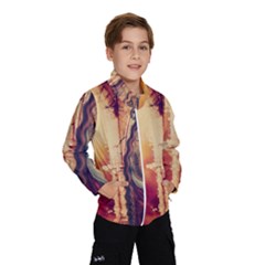 Fantasy Art Painting Magic Woman  Wind Breaker (kids)
