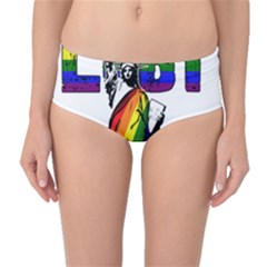 Lgbt New York Mid-waist Bikini Bottoms by Valentinaart