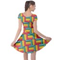 Soft Spheres Pattern Cap Sleeve Dress View2