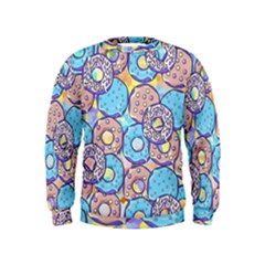 Donuts Pattern Kids  Sweatshirt
