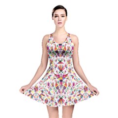 Peacock Rainbow Animals Bird Beauty Sexy Flower Floral Sunflower Star Reversible Skater Dress