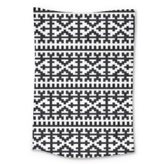 Model Traditional Draperie Line Black White Large Tapestry by Mariart
