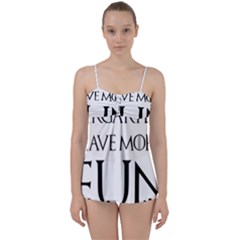  Targaryens Have More Fun - Blondes Have More Fun Black Babydoll Tankini Set by PodArtist