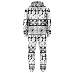 Halloween Pattern Hooded Jumpsuit (men) 