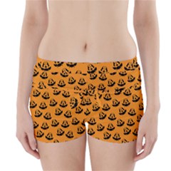 Halloween Jackolantern Pumpkins Icreate Boyleg Bikini Wrap Bottoms by iCreate