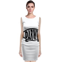 Darwin Fish Classic Sleeveless Midi Dress by Valentinaart