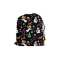 Christmas pattern Drawstring Pouches (Medium)  View1