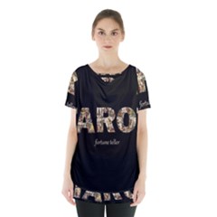 Tarot Fortune Teller Skirt Hem Sports Top by Valentinaart