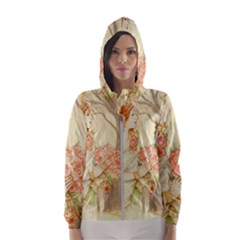 Beautiful Art Nouveau Lady Hooded Wind Breaker (women) by NouveauDesign