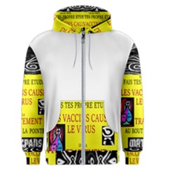 Vaccine  Story Mrtacpans Men s Zipper Hoodie by MRTACPANS